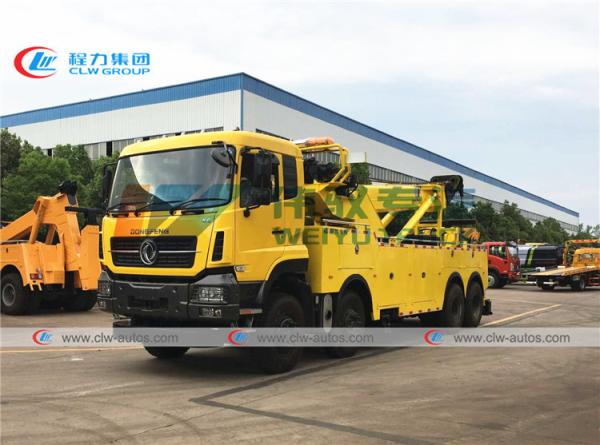Dongfeng 8X4 Wrecker Tow Truck do rotador de 360 graus