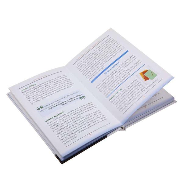 Full Color Durable Hardcover Book Printing For Personal Career Guide Book