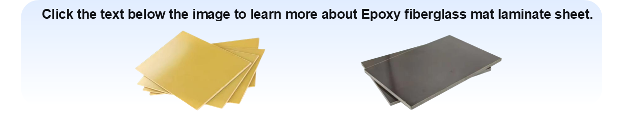 Electrical Insulation Board Epoxy Fiberglass Mat Laminate Sheet For Insulation