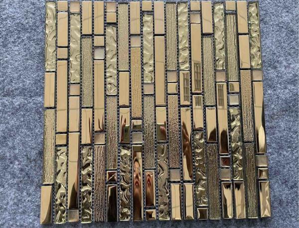 8mm Luxury Glass Mosaic Tiles 300x300mm for Swimming Pools