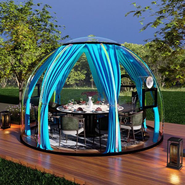 Outdoor sun and rain protection homestay automatic tent no dead Angle view PC star room camping