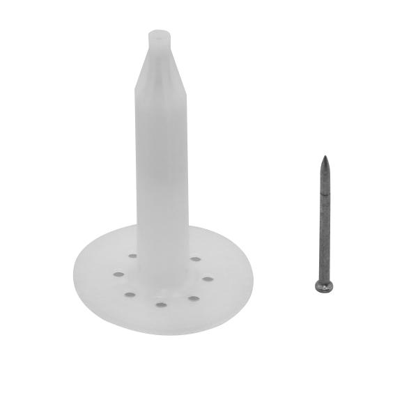HDPE Concrete Shoot Fasteners For Rigid Insulation Expansion Concrete Shooting Nail