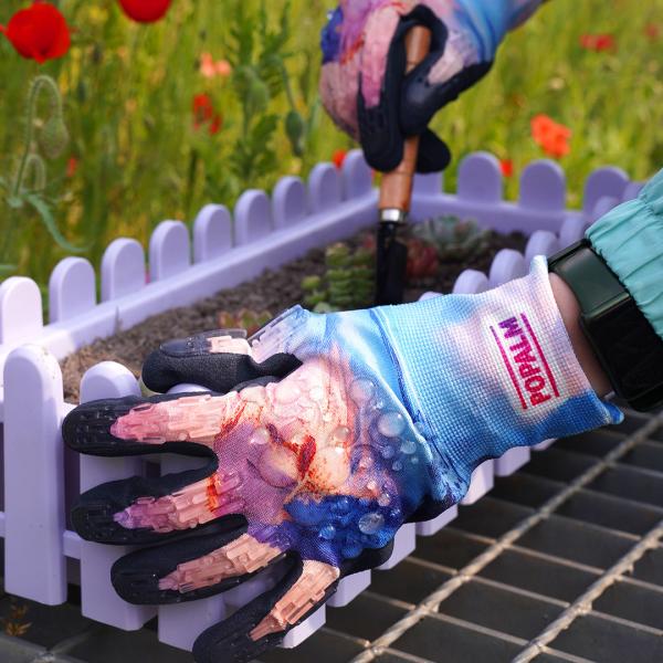 Uso de resistencias de jardín guantes de jardinería para mujeres trabajo de protección en exteriores interiores