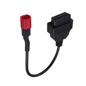 Adaptador OBD de diagnóstico de motocicleta de 6 pines para analisador de motor