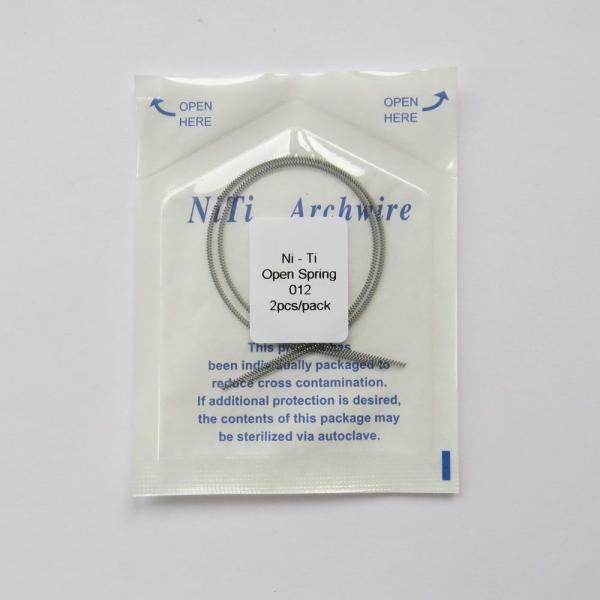Dental Niti Open Coil Spring , 0.010 180mm Niti Coil Spring Orthodontic