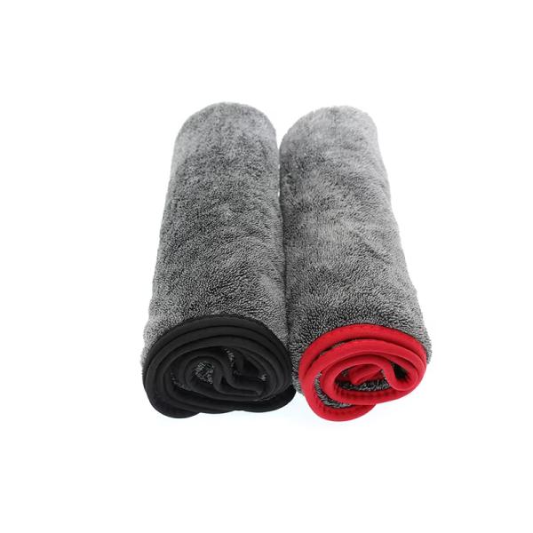 600gsm 40*60cm good water absorption microfiber towel car drying twisted car wash towel