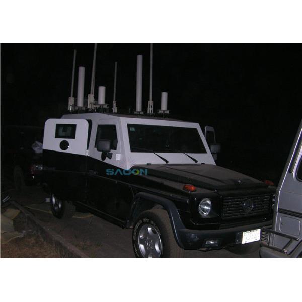 Цифровой 1000w конвой бомбы джаммер 20 - 2500 МГц для военных / VIP конвоев защитить