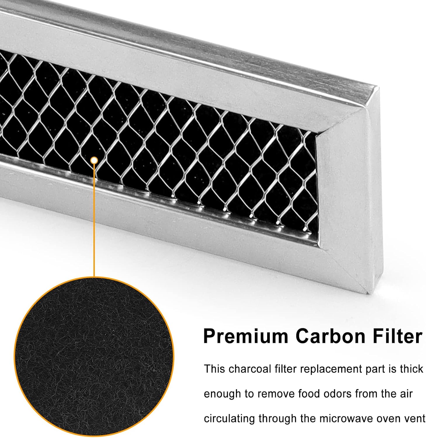 Wholesale Microwave Oven Filter with Activated Carbon Media and Aluminum Frame in Customized Sizes