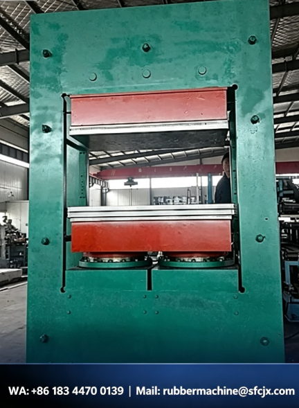 Rubber Compression Molding Press with Automatic Control and Customizable Size
