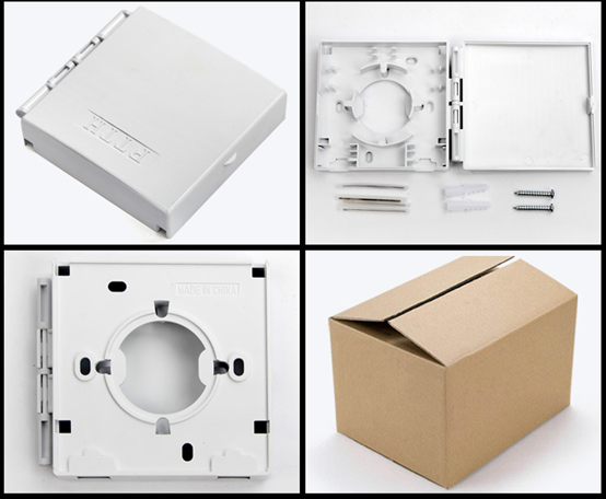 Аксессуары 1 гаван мини оптического волокна планшайбы FTTH гнезда оптического кабеля волокна