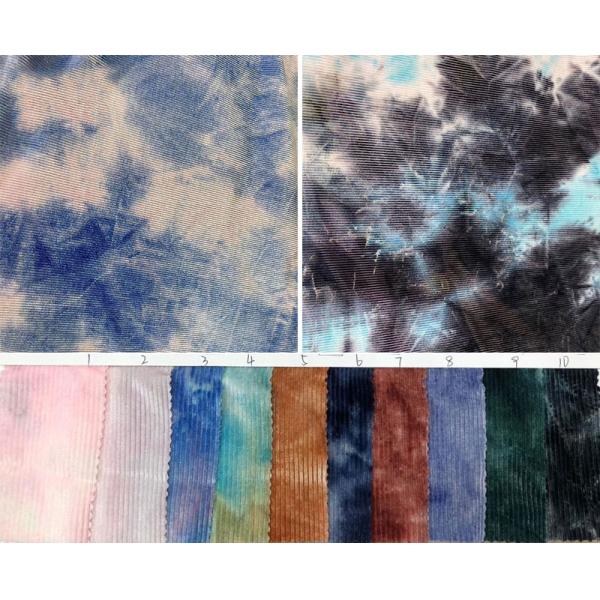 57 inch Polyester Velvet Velour Fabric Tie Dye Velvet Fabric Floral Printed