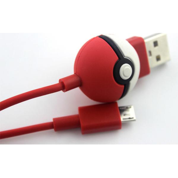Elf Ball USB 2.0 Charging Cable PVC 1M Mobile Phone Charging Cable