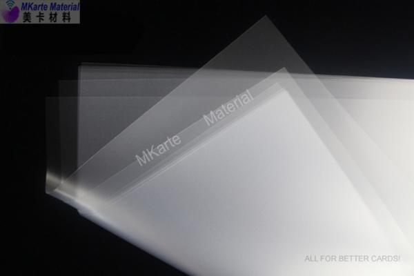 strong adhesion level PVC Coated Overlay in sheet or roll ( 0.06-1.0mm thickness )  MCO-W