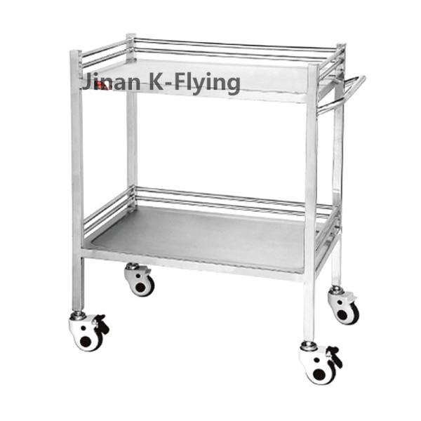 Anti Rust SS Hospital Emergency Trolley Portable