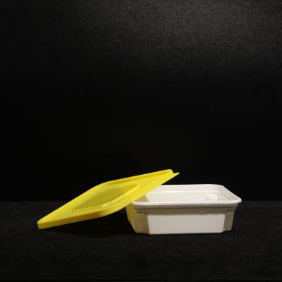 Caixa de almoço descartável de papelão de impressão à prova de vazamento para viagens e refeições em movimento