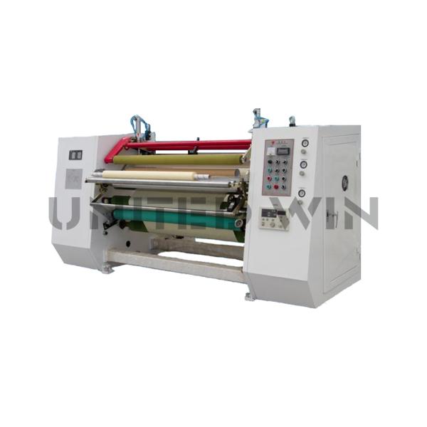 1300mm Three Roller Surface Adhesive Tape Rewinding Machine For Double Sided