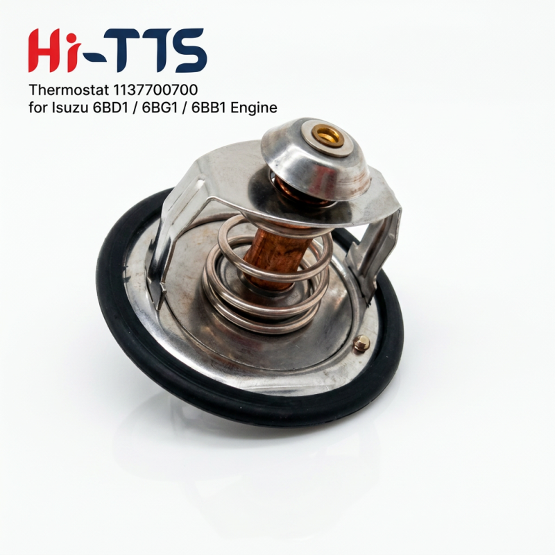 Thermostat 1-13770070-0 1137700700 for 6BD1 6BG1 6BB1 Excavator Parts