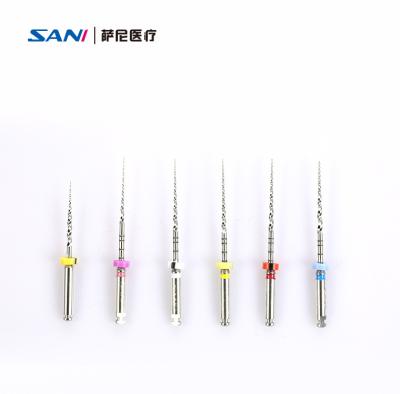 Optimized Root Canal Dredging Rotary Dental Files with Superpass File in 21mm/25mm/28mm/31mm Sizes and 300rpm Speed