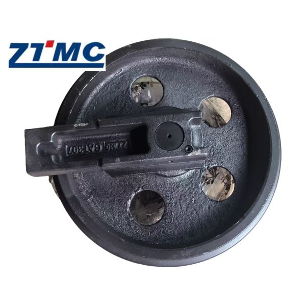 35MnB Material Roll Forged Mini Excavator Front Idler OEM Replacement for CAT 307 70B 308 Part Number No 2415972 / 2945338
