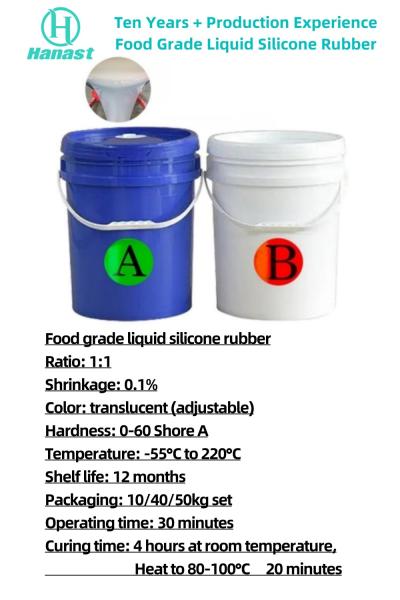 OEM Catalytic Platinum Cure Silicone Rubber Liquid Low Shrinkage Skin Safe