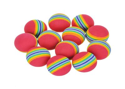 Sponge EVA Golf Training Ball Round Shaped With Attractive And Bright Colors