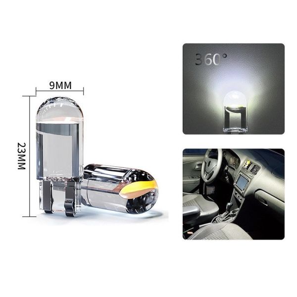 Waterproof Car Indicator Led Light White Yellow Red Blue Green Pink Easy Installation