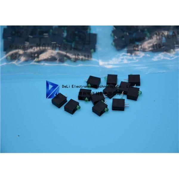 4 Pin Bulk LED Lighting Components Uni Color Green 565nm CBI 3MM Round With Domed Top 553-0202F