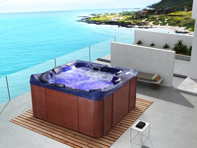 Massagem SPA Banheira exterior M3212-D 2100×2100×1200mm Com luz LED