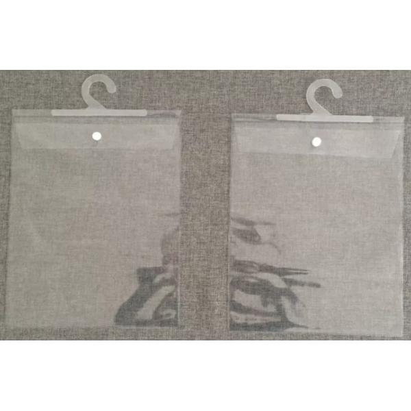 Handle Zip lockk Bags, Hook Bags, Hanger Bags, Underwear Packaging, Garment Clothes Bags, Button Closure