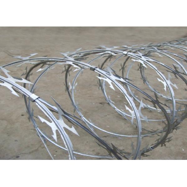 Stainless Steel Razor Barbed Wire 450mm Coil Anti Climb Security