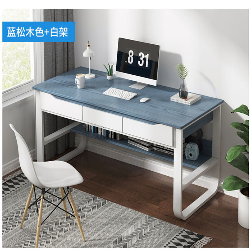 Office Furniture White Desk with Drawers for Kids' Study Table Modern and Functional