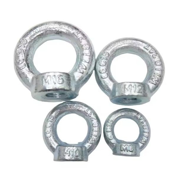 Carbon Steel DIN582 Eye Bolt Eye Nut Lifting Ring Bolt M6-M100 with Galvanized Finish