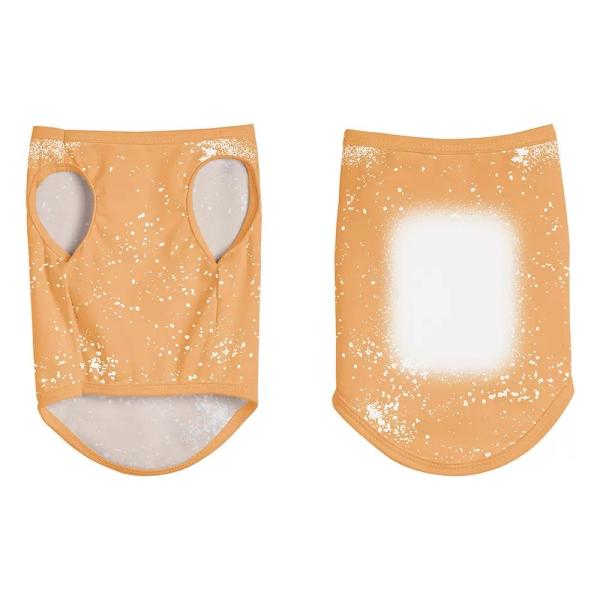 Multicolor Tie Dye Sublimation Dog Clothes Sublimation Blank Dog Shirts