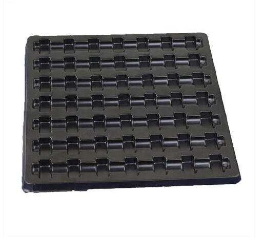 PET PP PS Plastic Blister Packaging Electronic Chip Tray Anti Corrosion