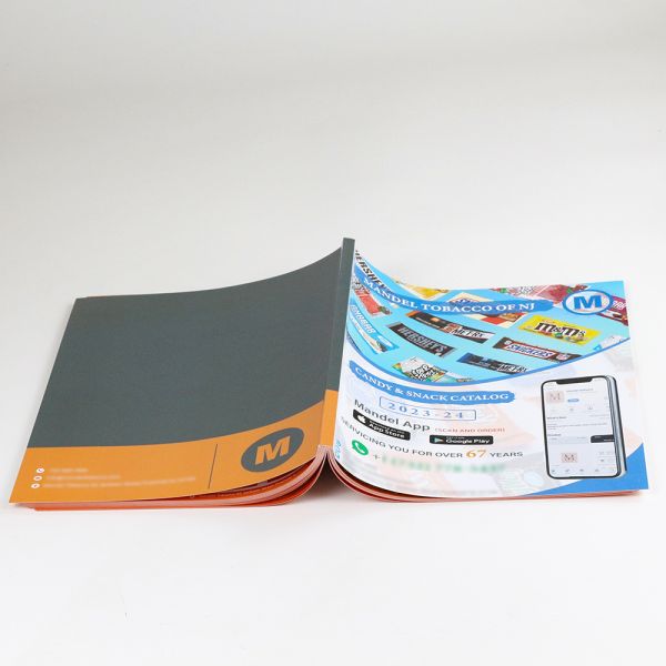 Professional Printing Catalog For Paperback Books Sewing Glued Binding Glossy Cover Eco Friendly Paper