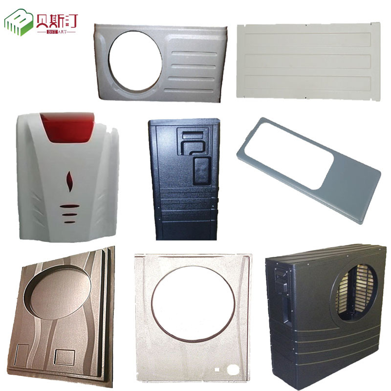 Waterproof Thick Plastic Air Conditioner Outer Shell Custom Molded HVAC Housing for Industrial & Resistant AC Systems