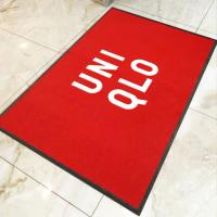 borracha de nitrilo 8x4 Logo Floor Mats For Business feito sob encomenda traseiro de 3.5mm