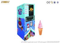 capacité réglable de distributeur automatique de cornet de crème glacée de la glace à l'eau 70g/Cup