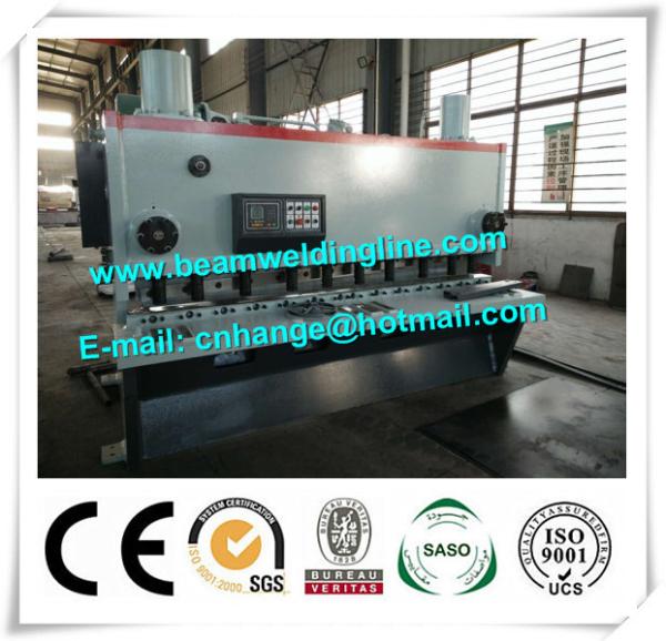 QC11Y-6x3200 Hydraulic Guillotine Shearing Machine , NC Hydraulic Swing Shearing Machine