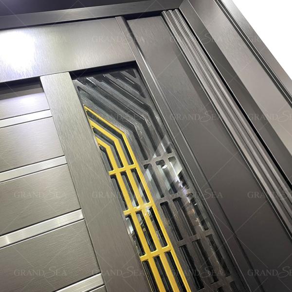 France Style  Advanced Stainless Steel Door Good Quality Superior a Class Locksystem Israel Security Door