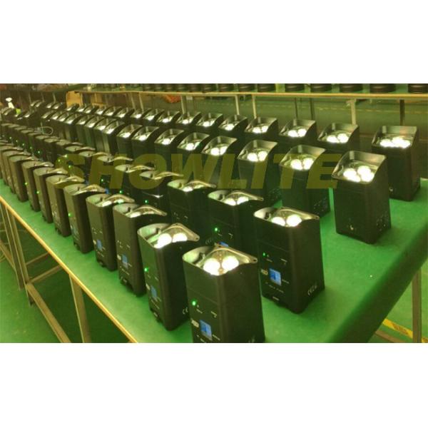 Света этапа дистанционного управления ВИФИ, равенство батареи 6кс18в РГБВАУВ 6ин1 использующее энергию освещают