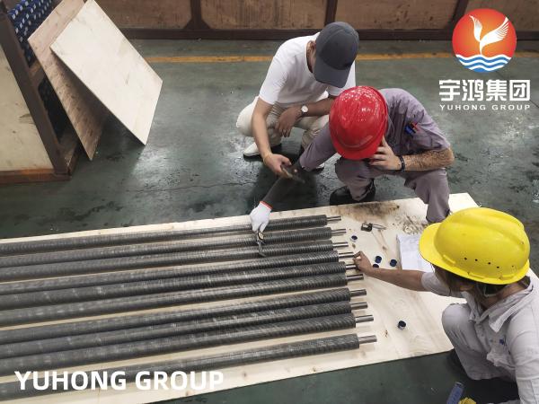 ASTM A179 Carbon Steel Seamless Tube  with  Aluminum ASTM B221 6063 (1060),  Extruded Fin Tube