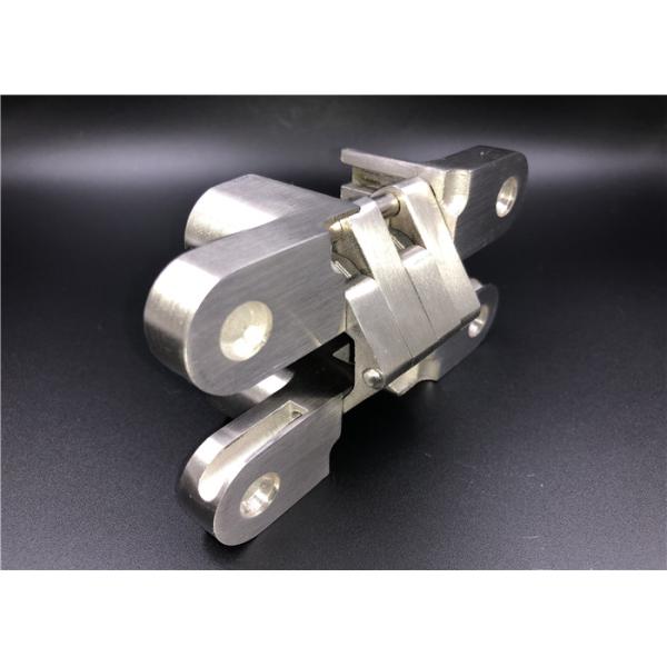 Flexible Stainless Steel Concealed Hinges For Solid Wood Doors 180°