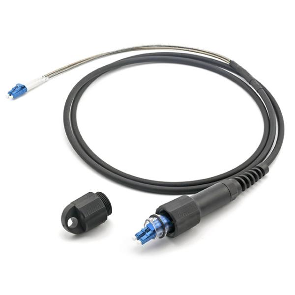 Водостойкий усиленный соединитель дуплекс LC PDLC Patch Cord Dispersion 1285-1330nm≤3.5 1550nm≤18.0