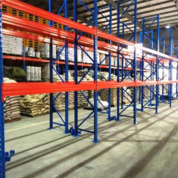 Industrial ISO9001 Heavy Duty Warehouse Shelving Electrostatic Sprayed Surface