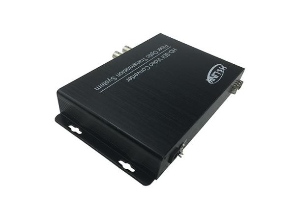 1 BNC Video Interface HD SDI to Fibre Converter , cctv camera video converter 32K / 48KHz Sampling frequency