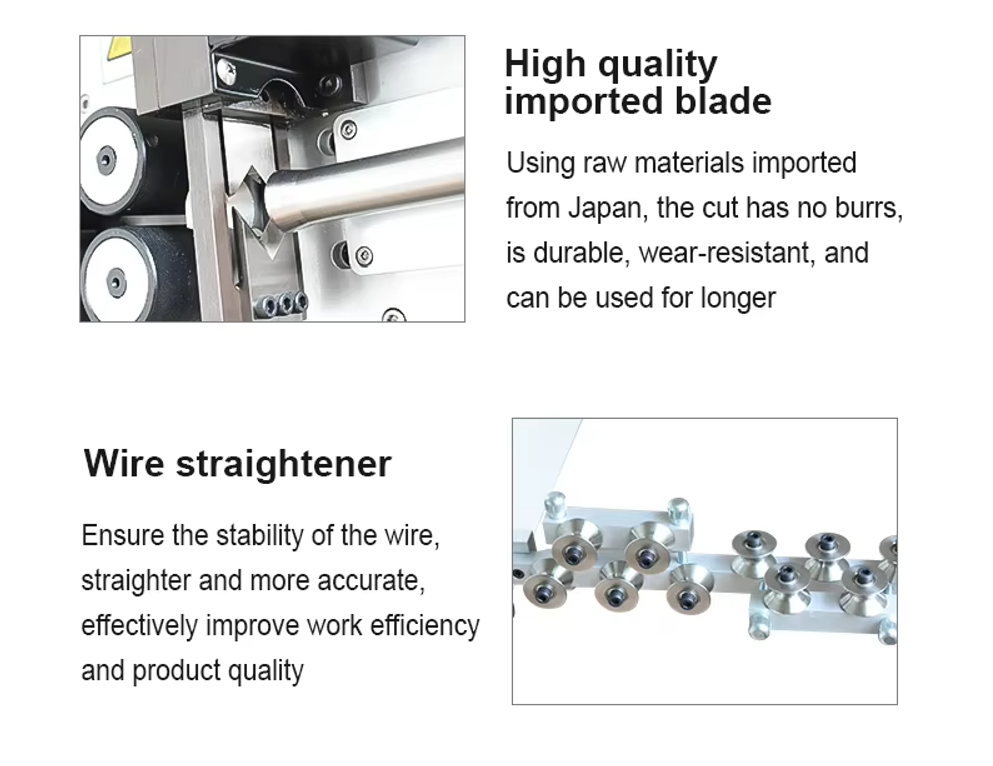 HR-35ST Eight-wheel Drive Automatic Computerized Cable Wire Cutting & Stripping Machine Thick Cable Stripping Machine