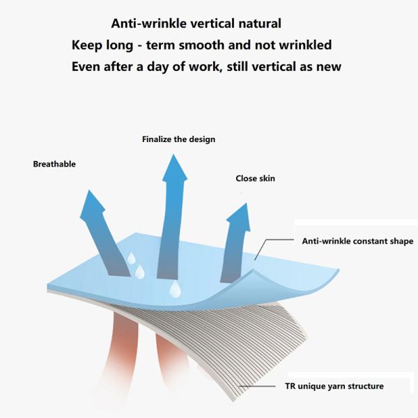 Рабочее время Простая цветовая пуговица хлопчатобумажная рубашка для элегантной офисной леди