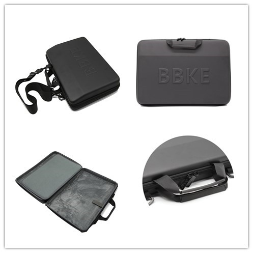 Сумка случая ноутбука ЕВА 15,6 дюймов конкурсная в черном цвете с молнией нейлона 5#