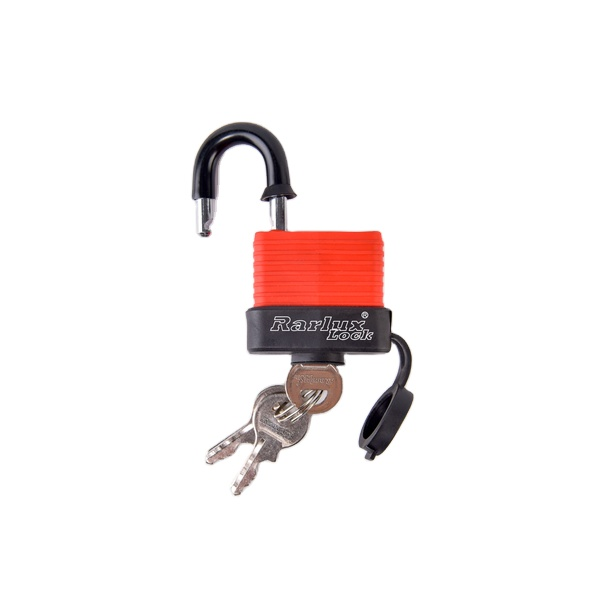 Rarlux 30-65mm Industrial Safety Waterproof Laminated Steel Body Padlock Customized High Quality Eco-Friendly High Safety
